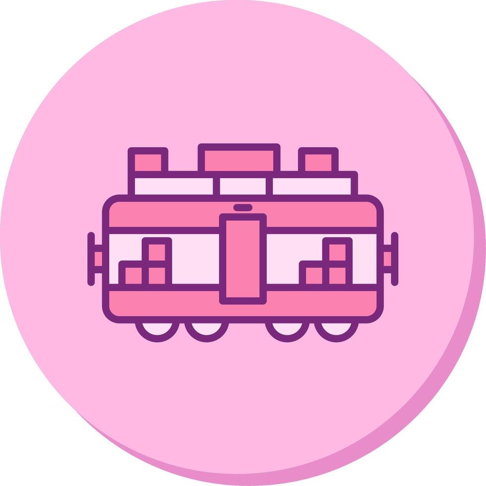 Train Cargo Vecto Icon vector