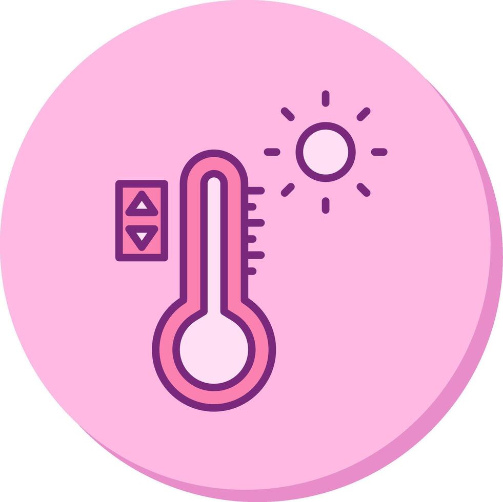 temperatura controlar vecto icono vector