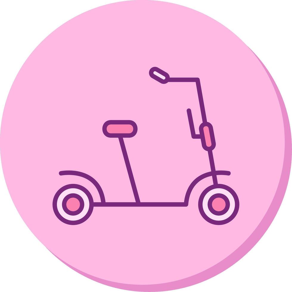 Kick Scooter Vecto Icon vector