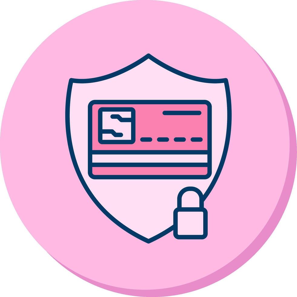 tarjeta seguridad vecto icono vector