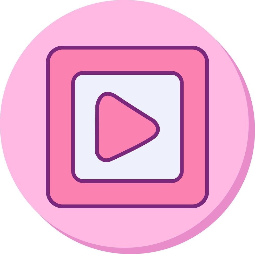 Play Button Vecto Icon vector