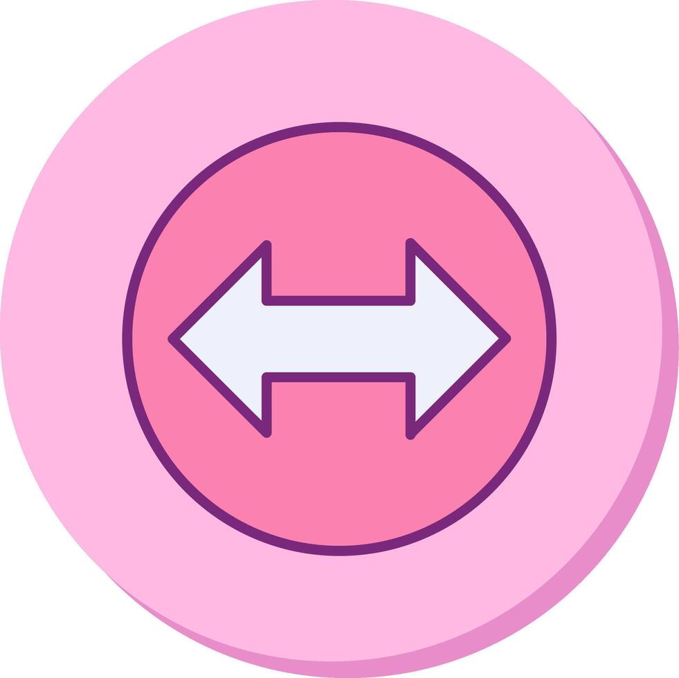 Two Arrows Vecto Icon vector