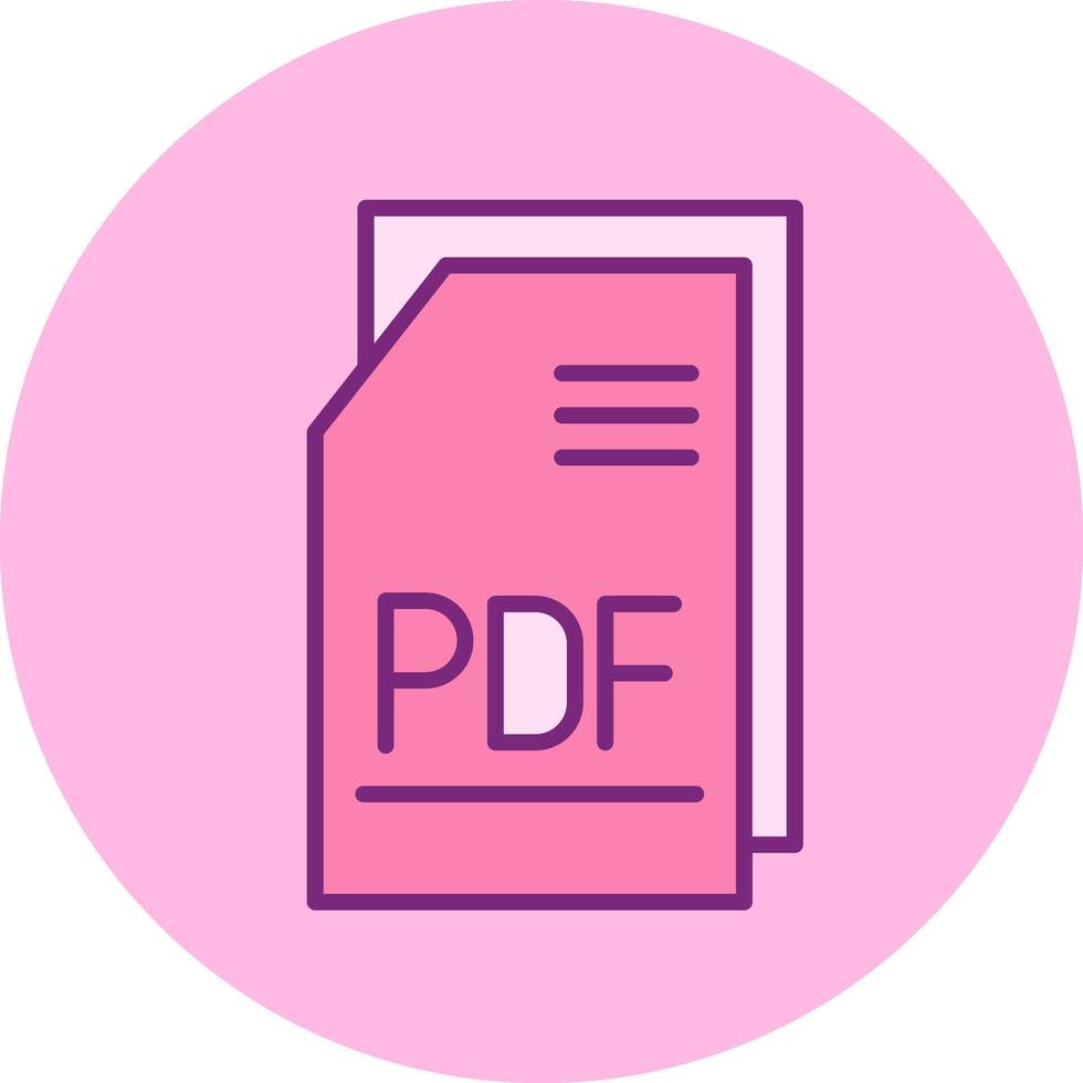 Pdf File Vecto Icon vector