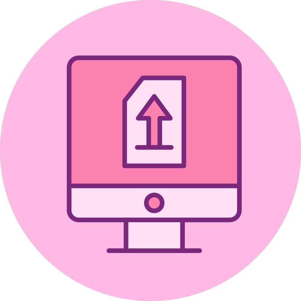 Upload File Vecto Icon vector