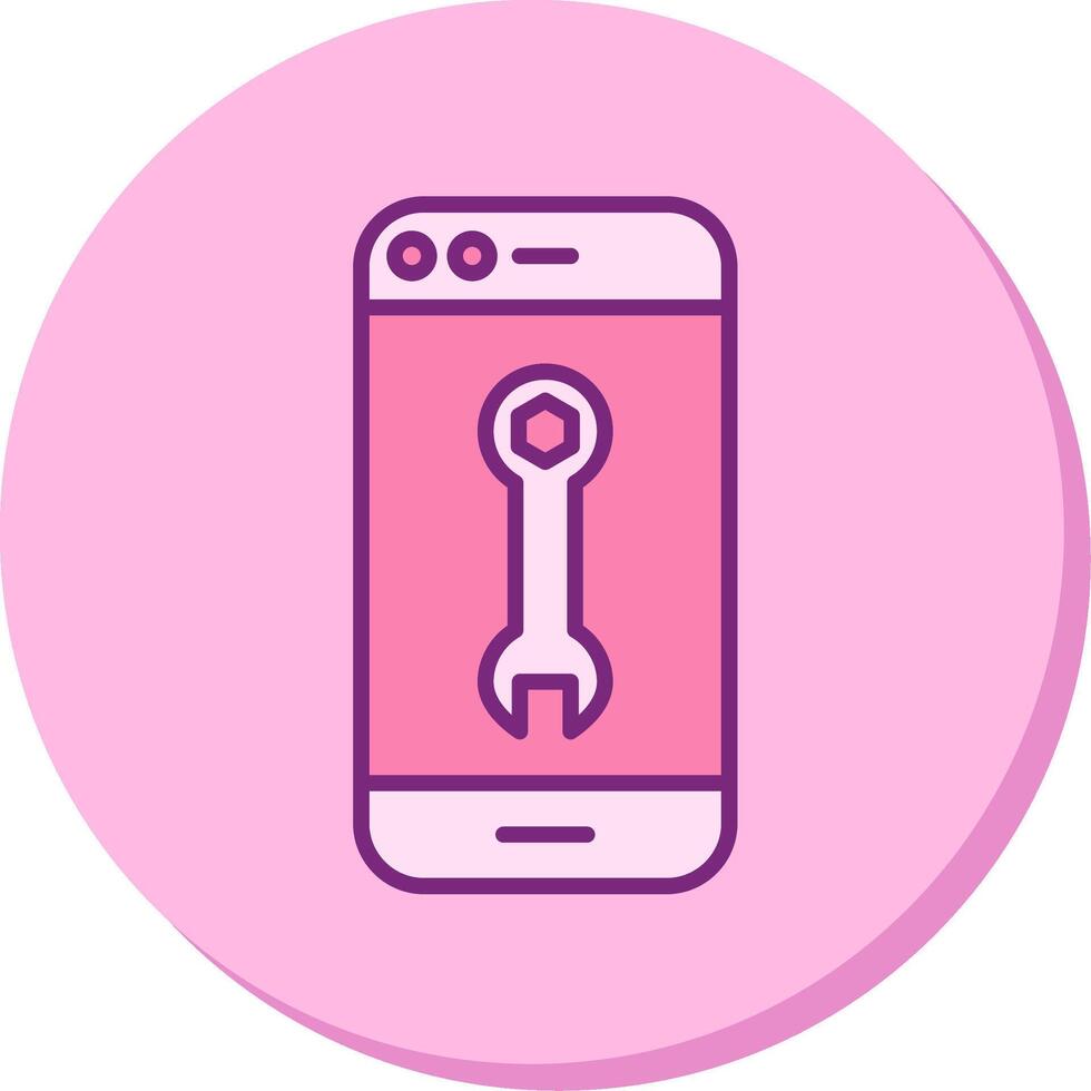 Smartphone Repair Vecto Icon vector