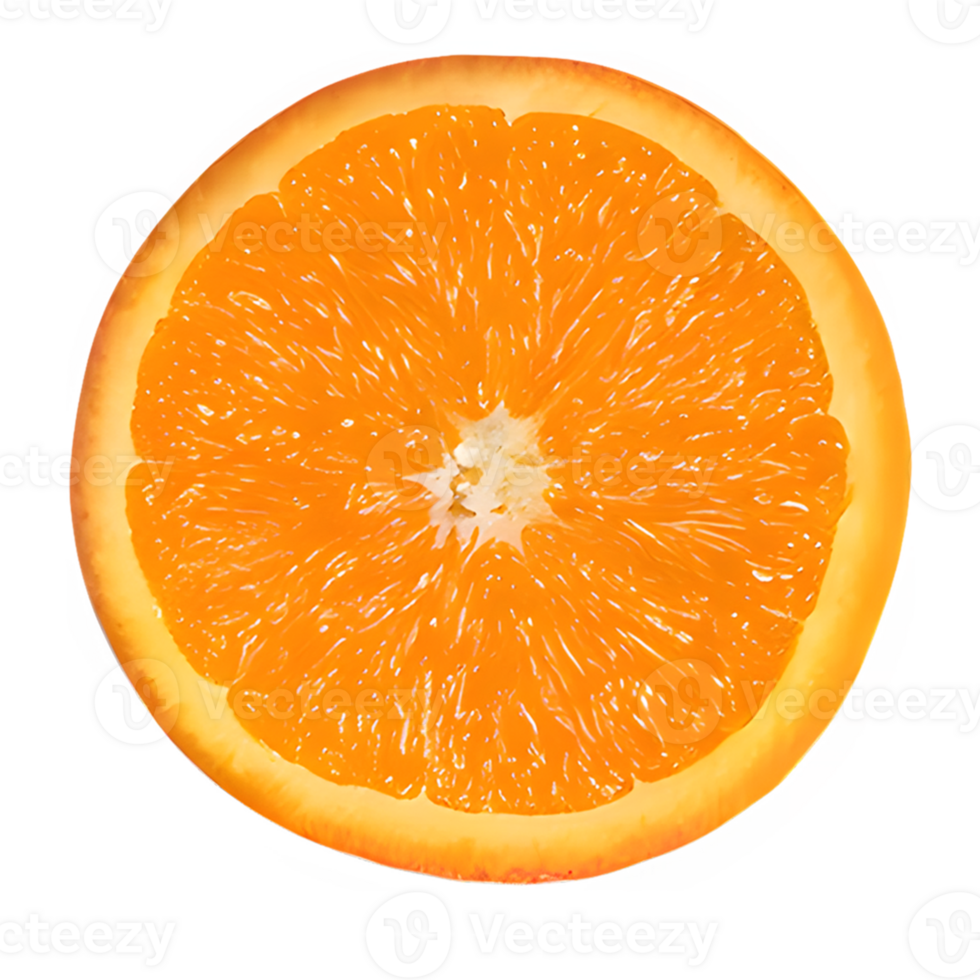AI generated Fresh orange isolated on transparent background png