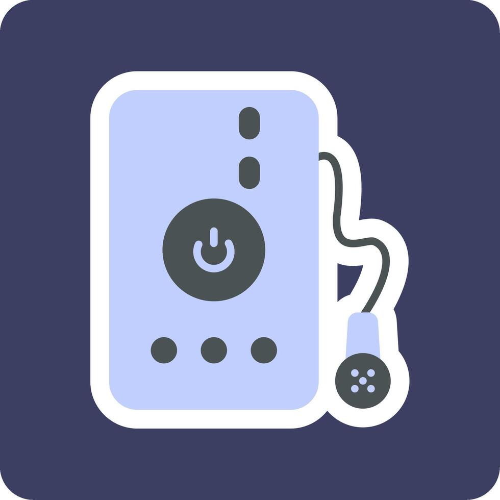 Power Shower Vecto Icon vector