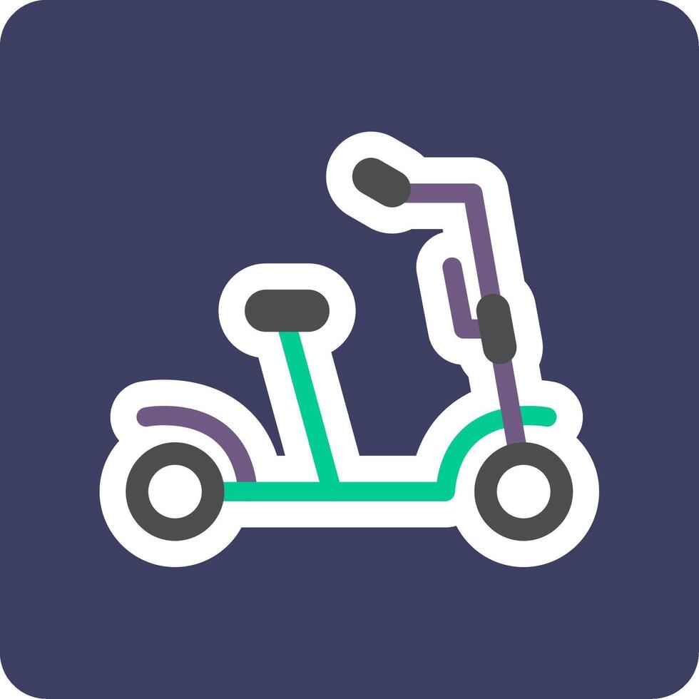 Kick Scooter Vecto Icon vector