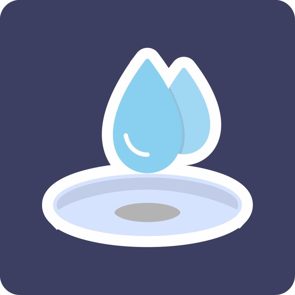 agua soltar vecto icono vector