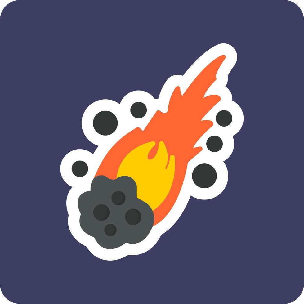 Meteor Vecto Icon vector