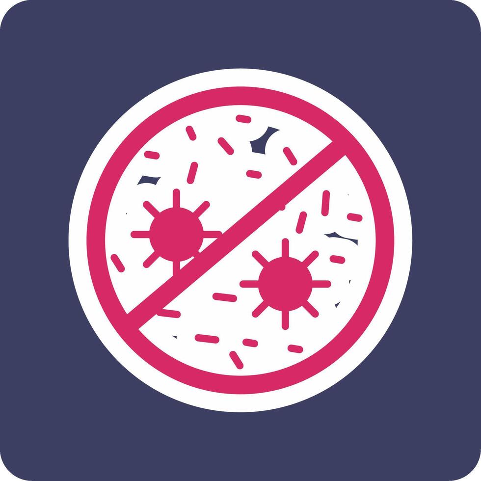 antibacteriano vecto icono vector