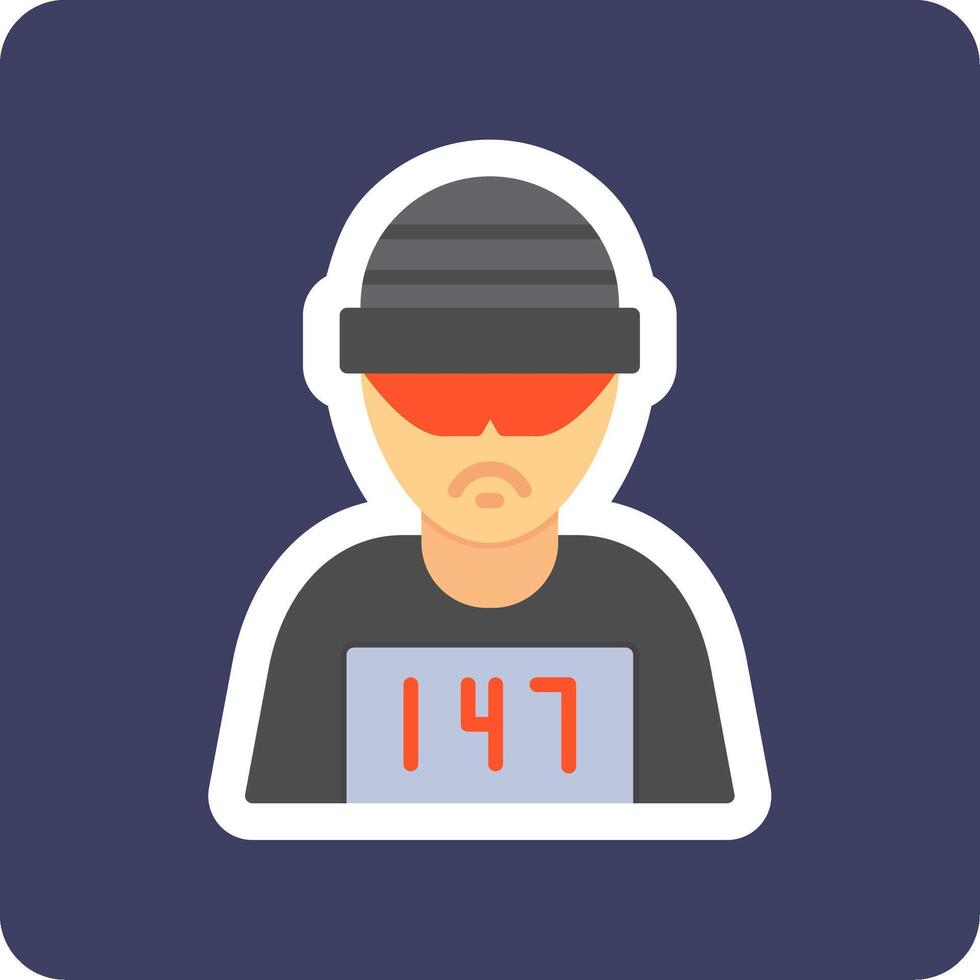 Criminal Vecto Icon vector