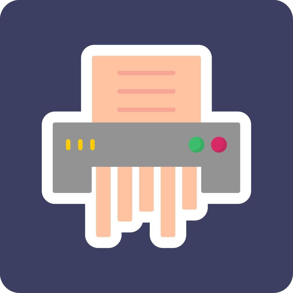 Paper Shredder Vecto Icon vector