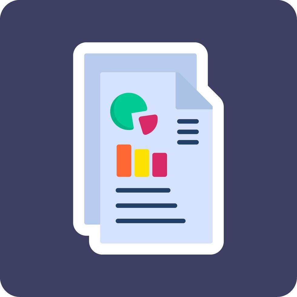 Work Report Vecto Icon vector