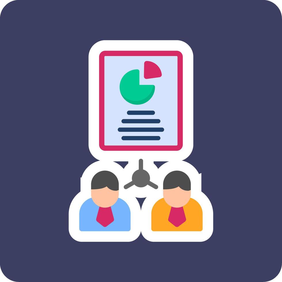 Work Distribution Vecto Icon vector
