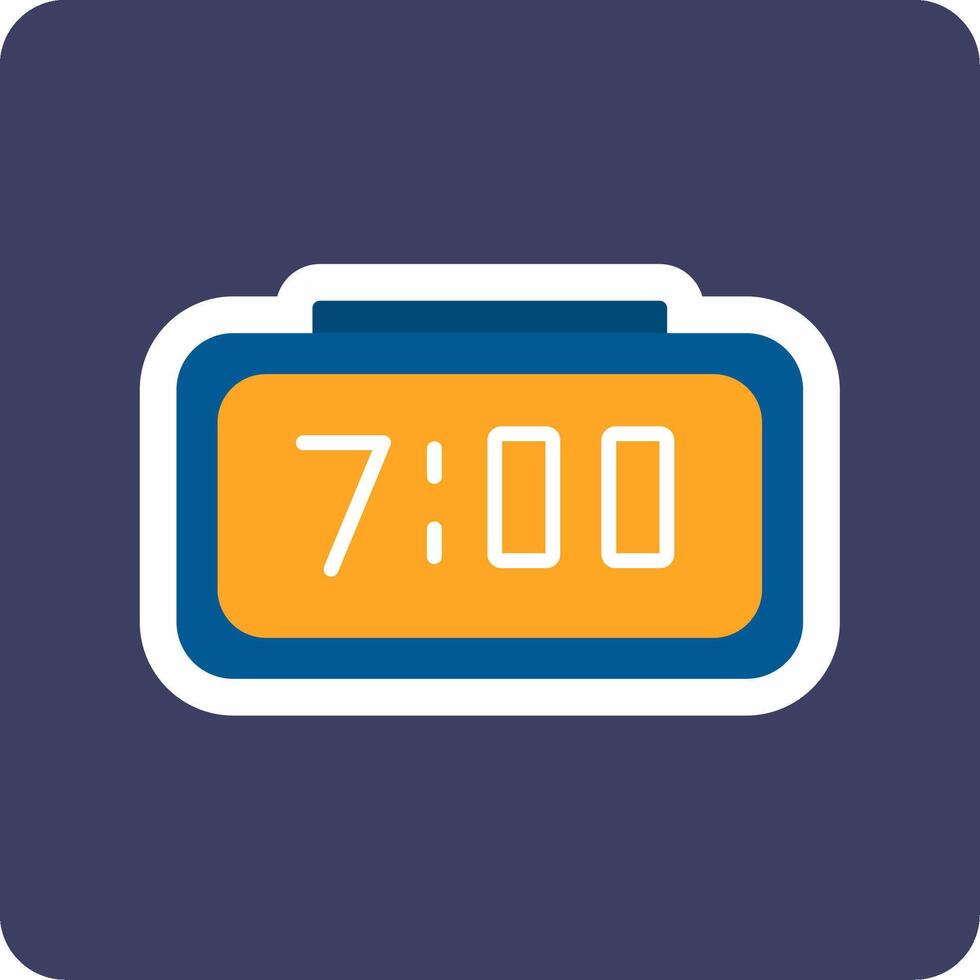 Digital Clock Vecto Icon vector
