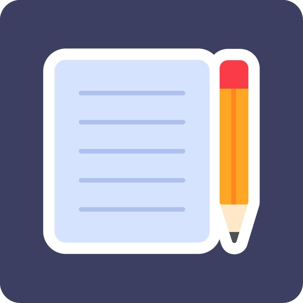 Note Pad Vecto Icon vector