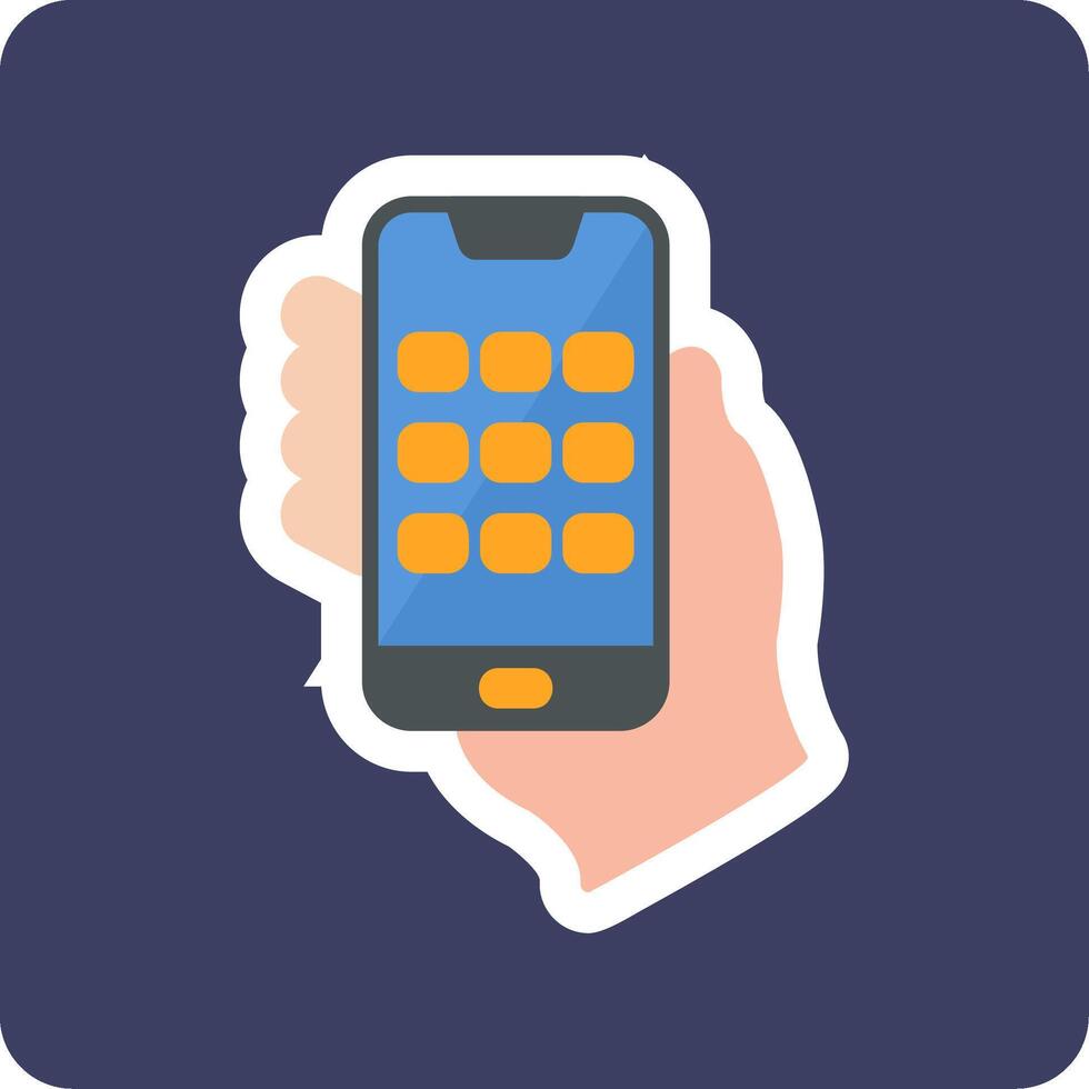 Dial Screen Vecto Icon vector