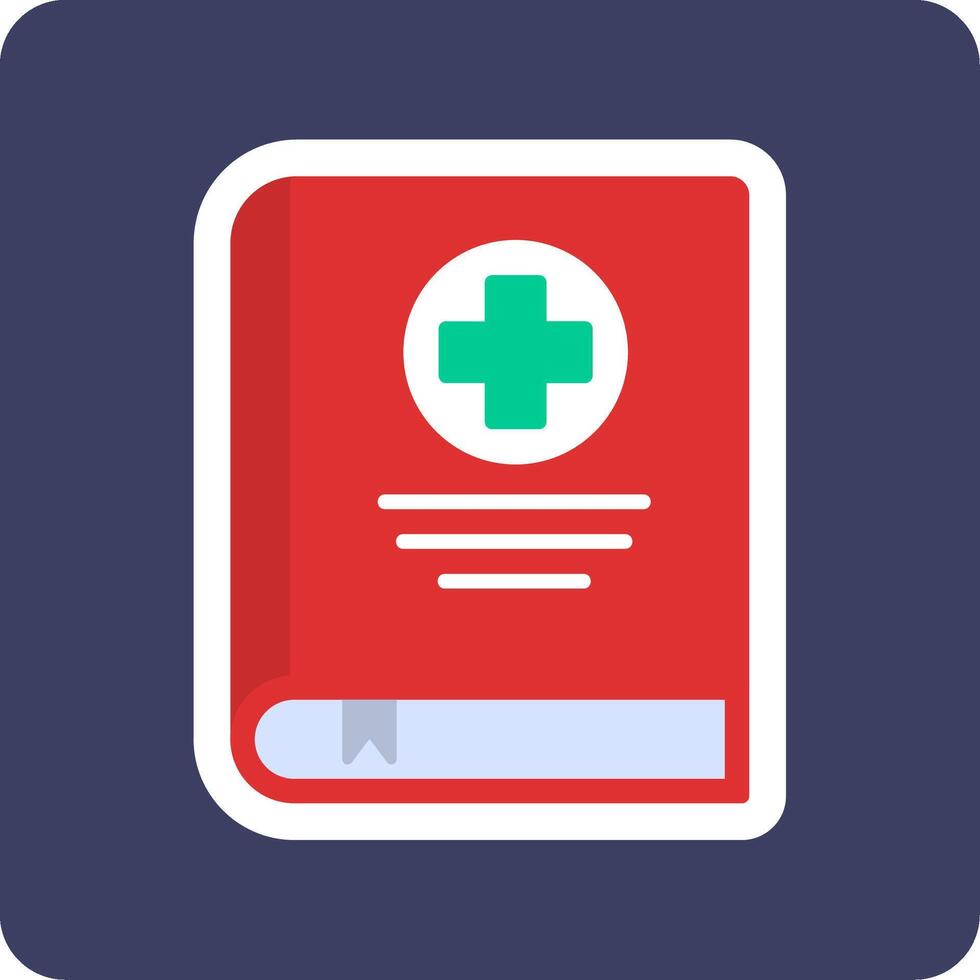 Medical Book Vecto Icon vector