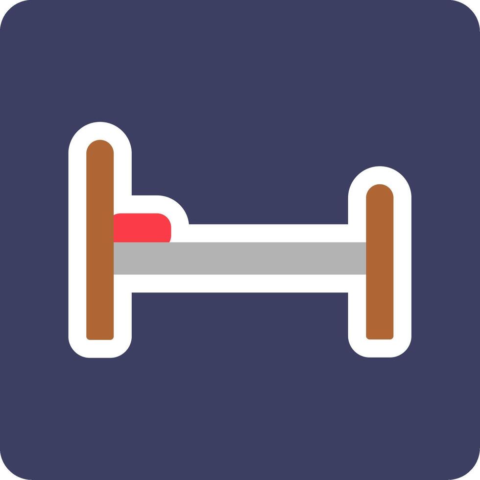 Hospital Bed Vector Icon