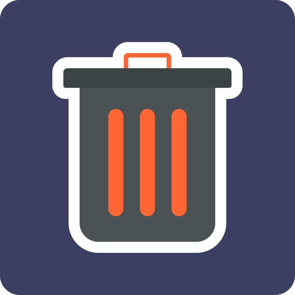 Dustbin Vecto Icon vector