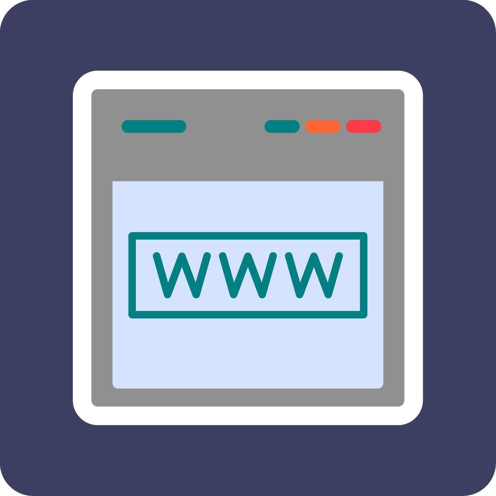 Web Site Vecto Icon vector