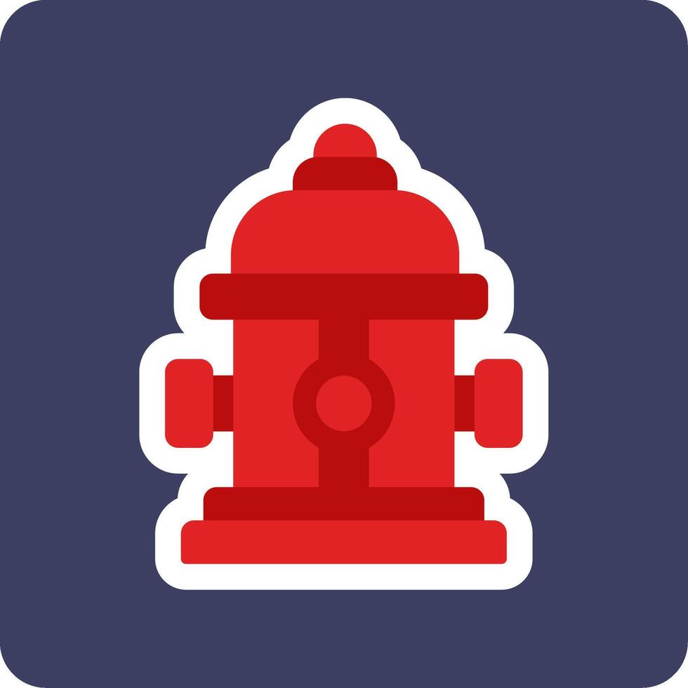 Fire Hydrant Vecto Icon vector