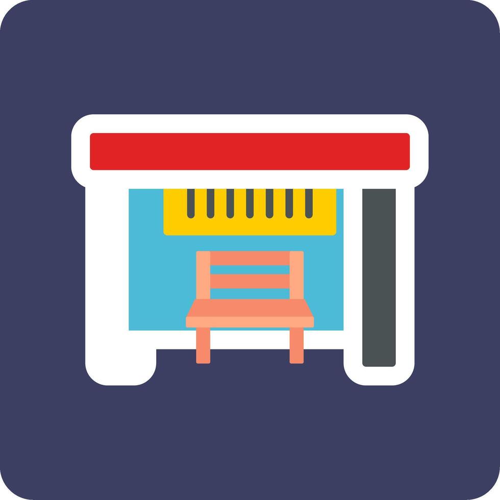 Bus Stop Vecto Icon vector