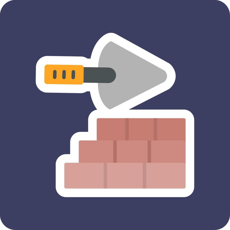 Brick Wall Vecto Icon vector