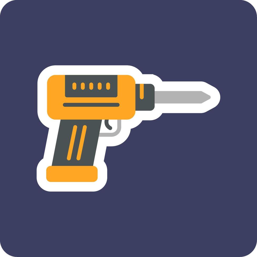 Drill Machine Vecto Icon vector