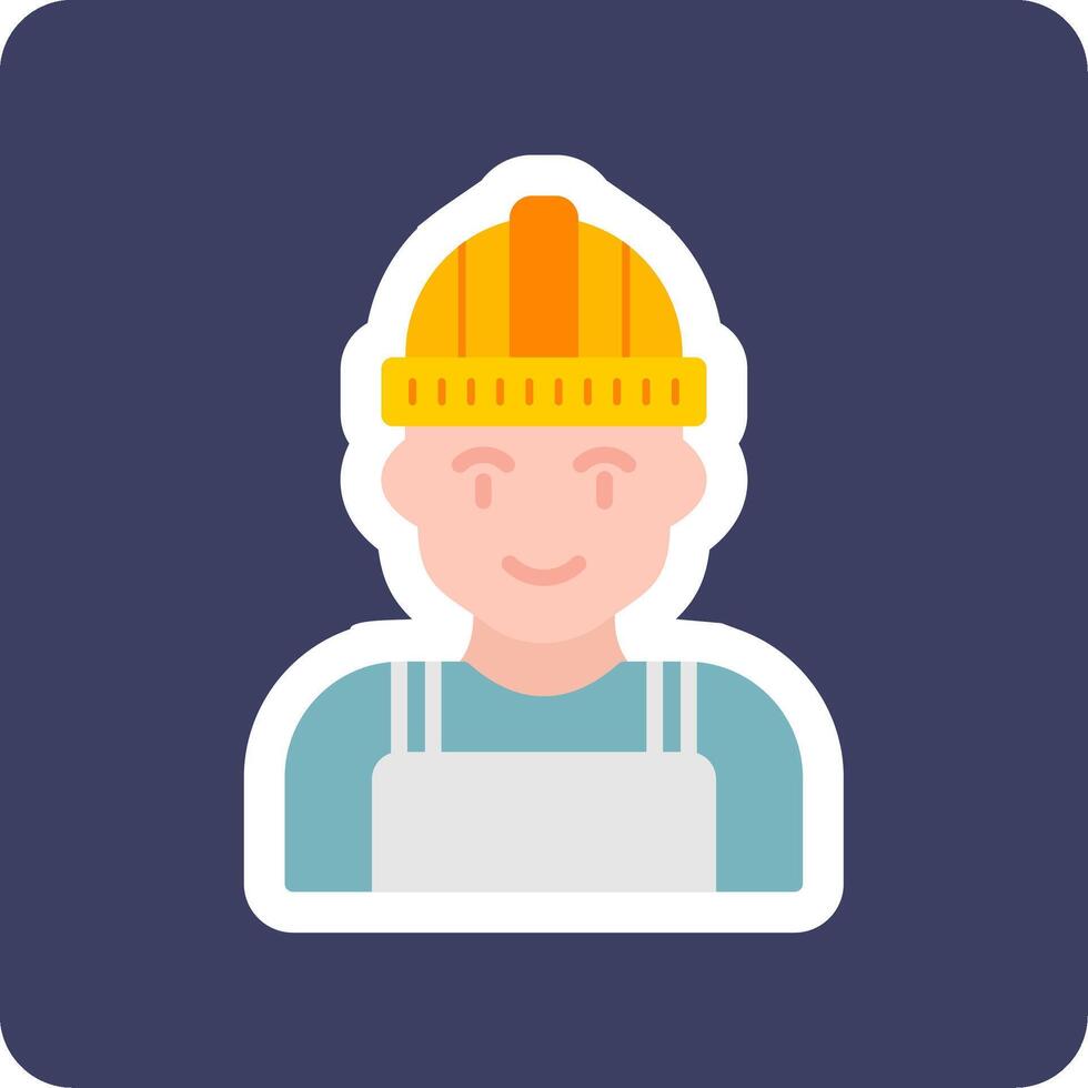 trabajador vecto icono vector