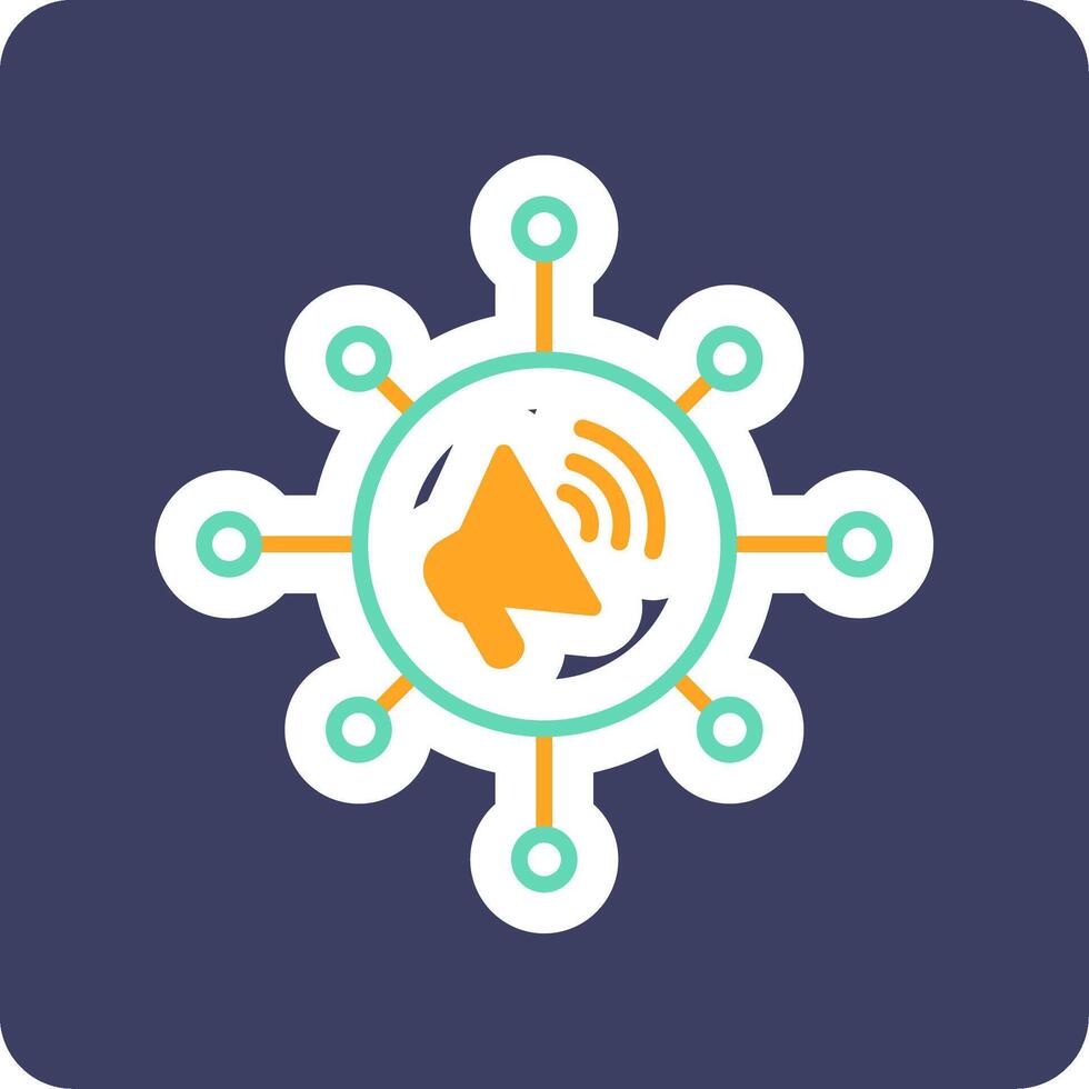 Viral Marketing Vecto Icon vector