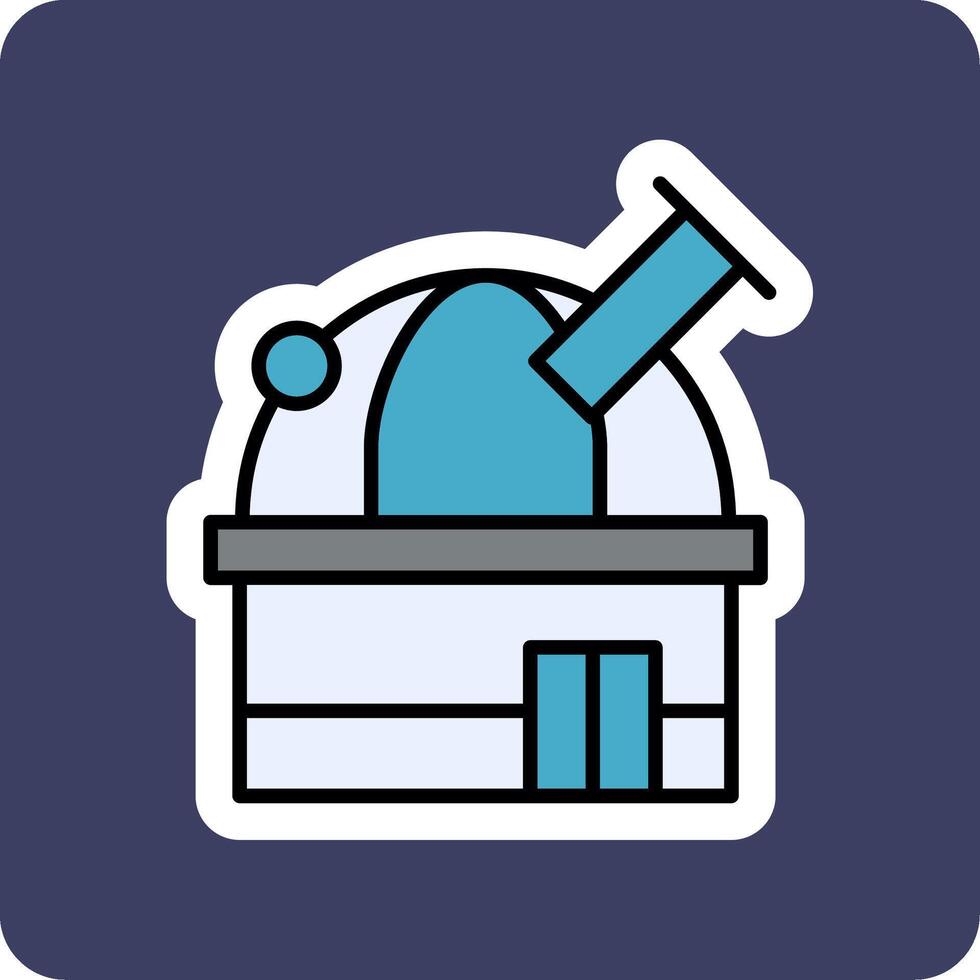 Space Observatory Vector Icon