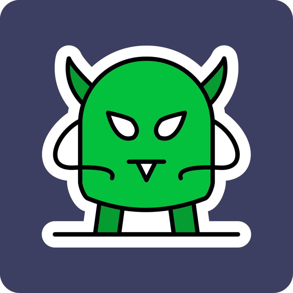 monstruo vecto icono vector