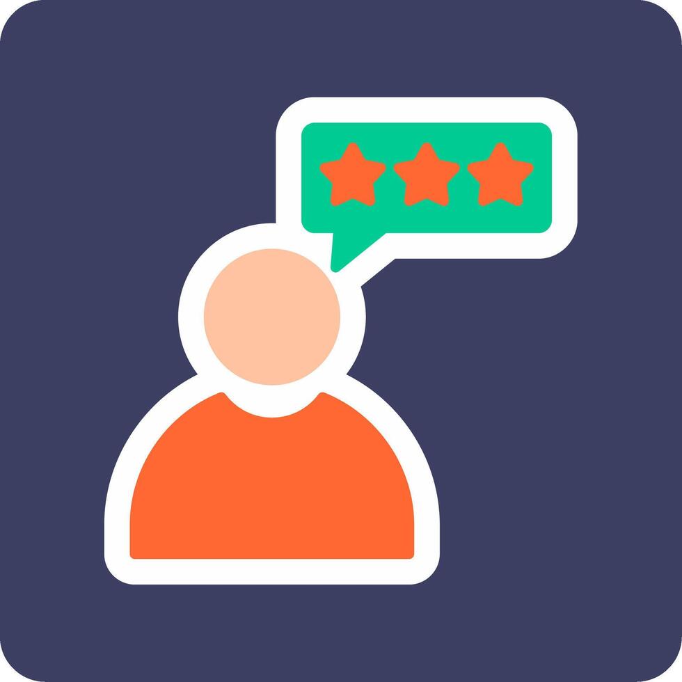 Customer Review Vector Icon