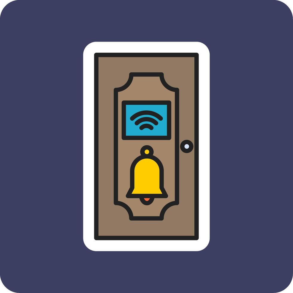 Door Bell Vecto Icon vector