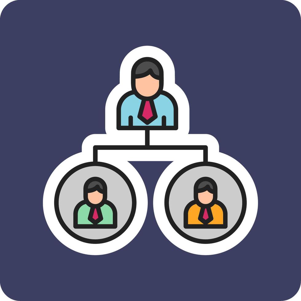 Team Management Vecto Icon vector