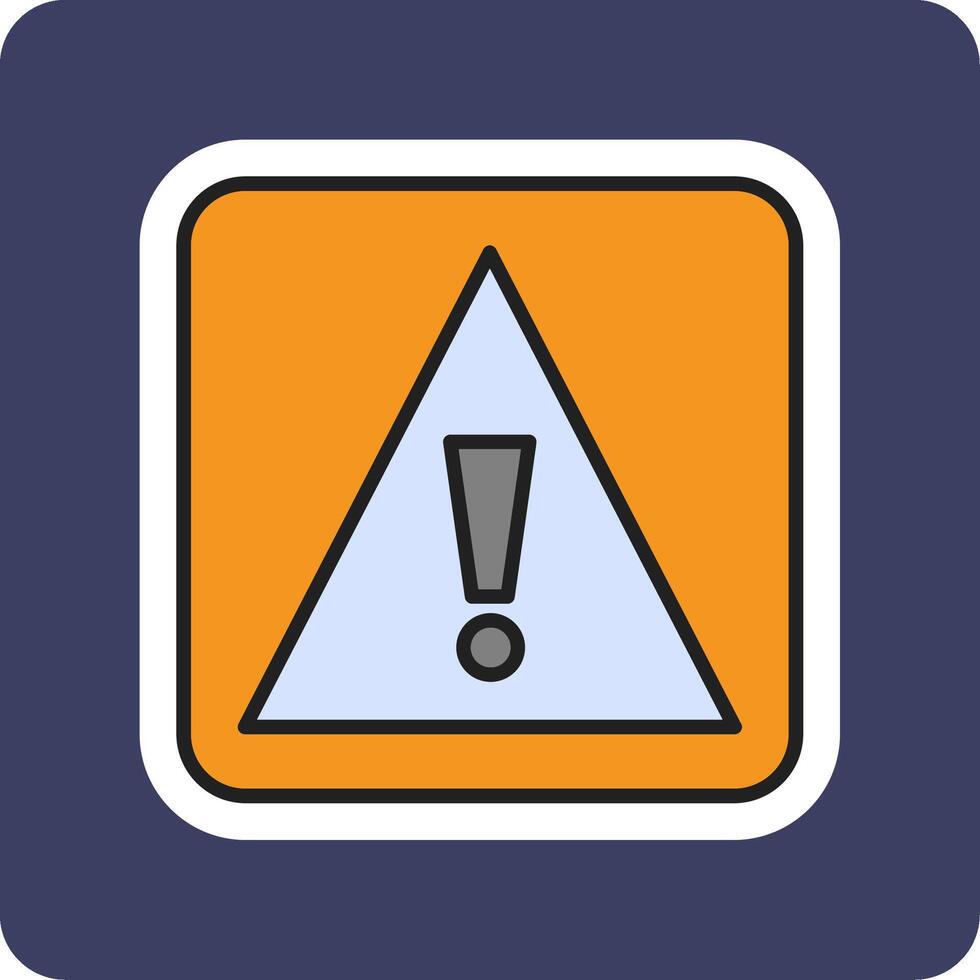 Caution Sign Vector Icon