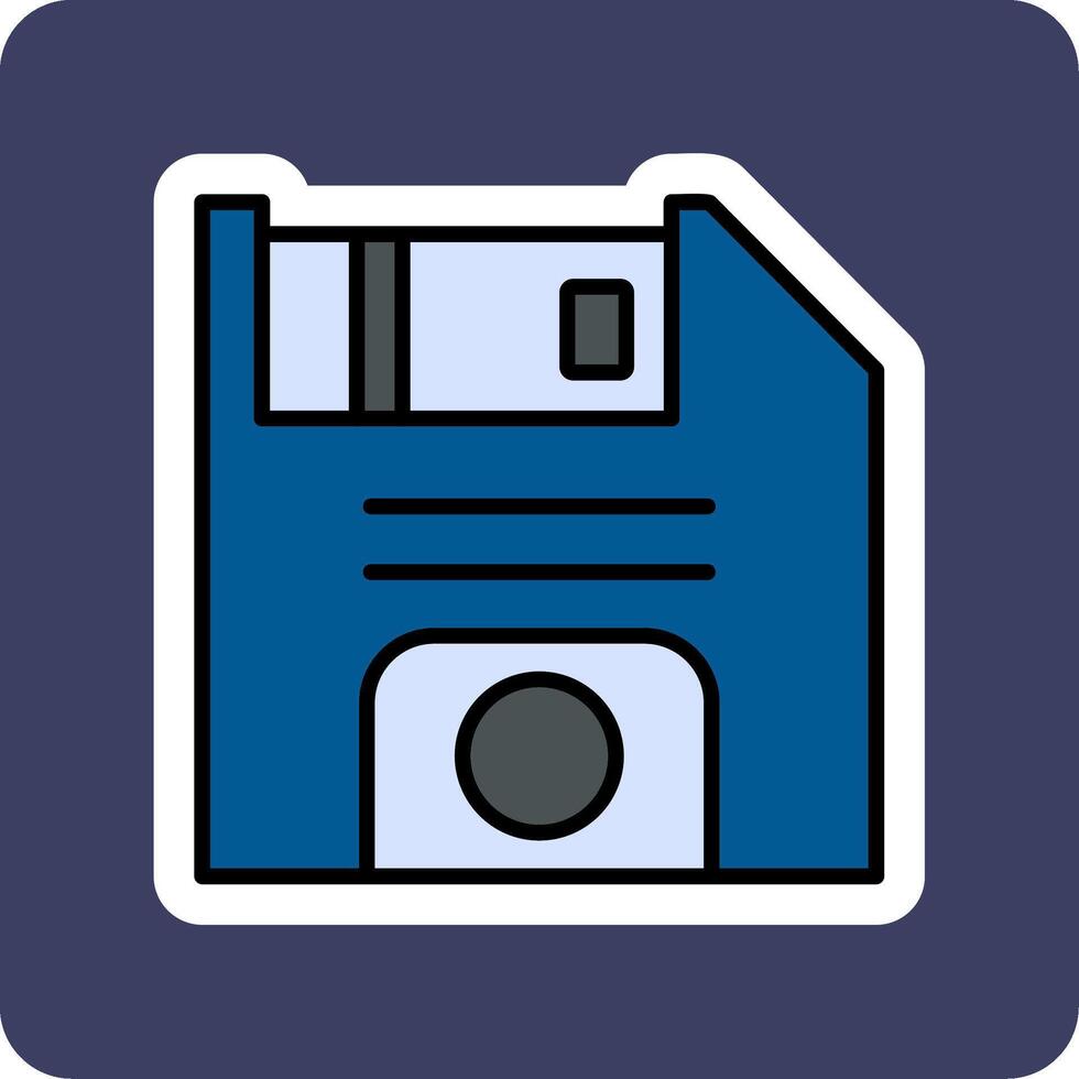 Floppy Disk Vector Icon