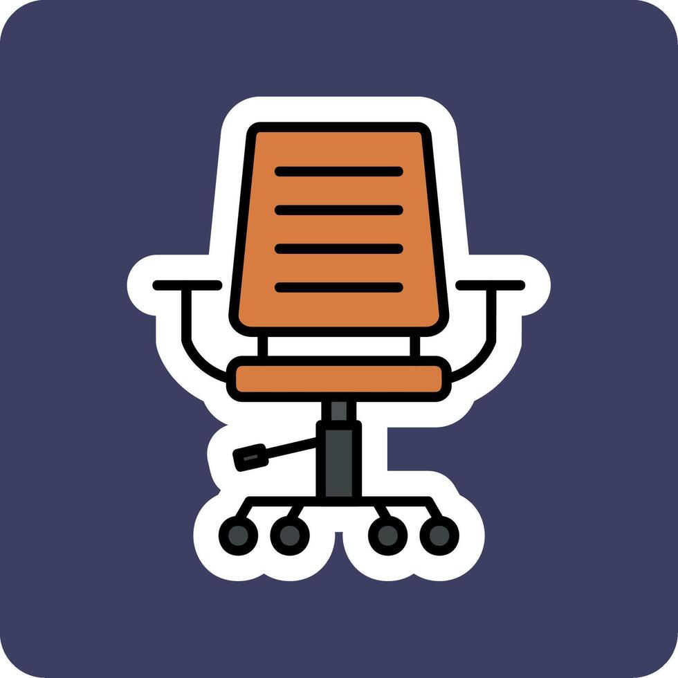 Office Chair Vector Icon