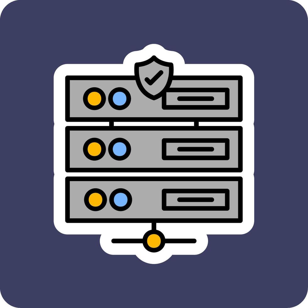 Server Vecto Icon vector