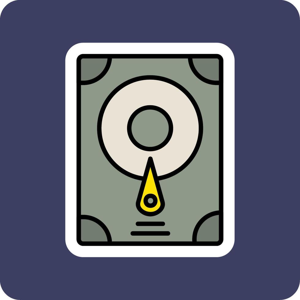 Hard Disk Vector Icon