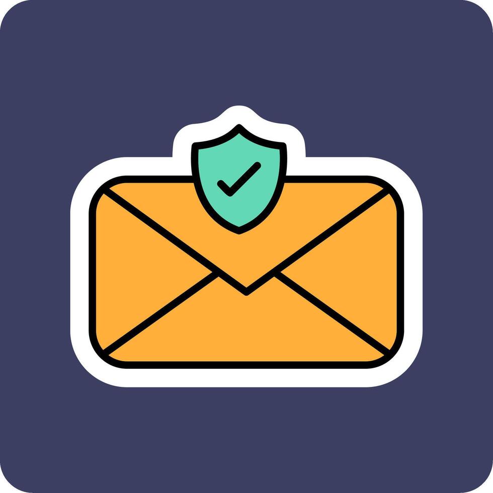 correo electrónico entregado vecto icono vector
