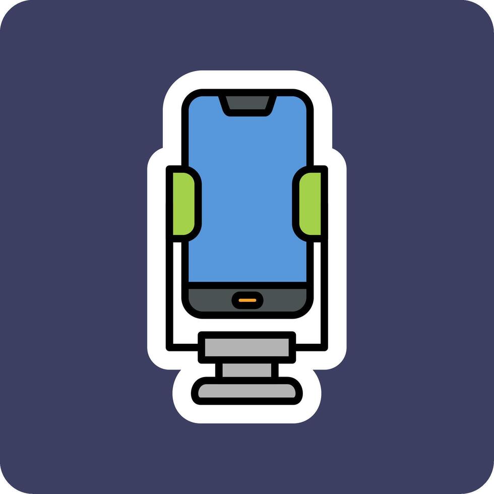 Smartphone Stand Vector Icon