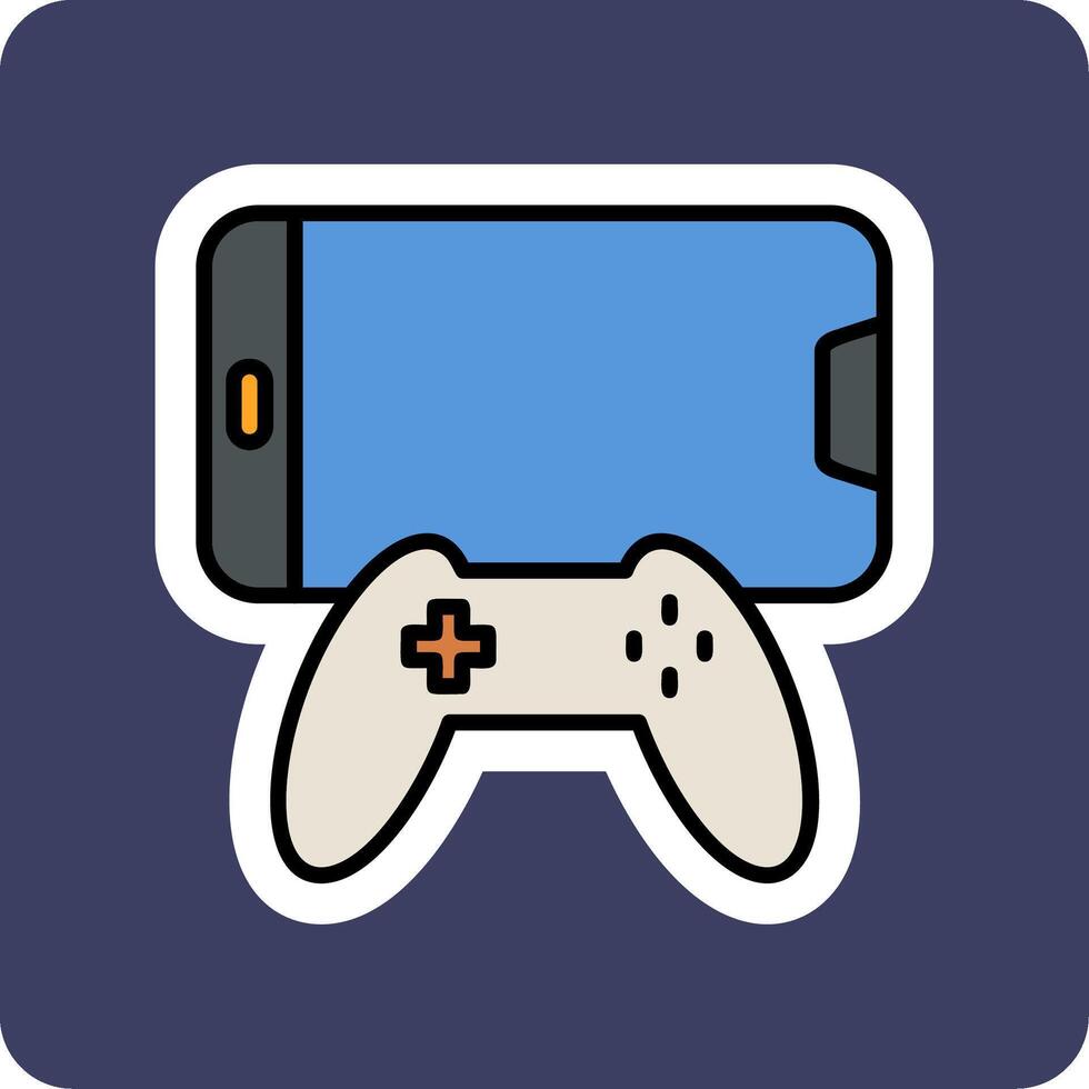 Joystick and Mobile Vector Icon