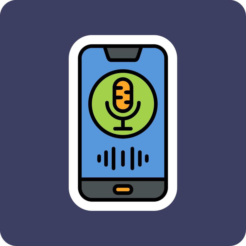 Voice Assistant Vector Icon