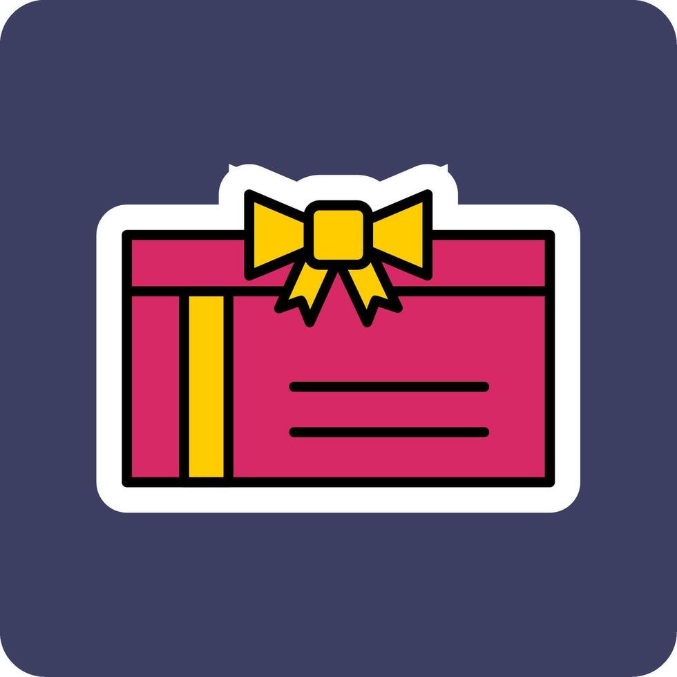 Gift Card Vector Icon