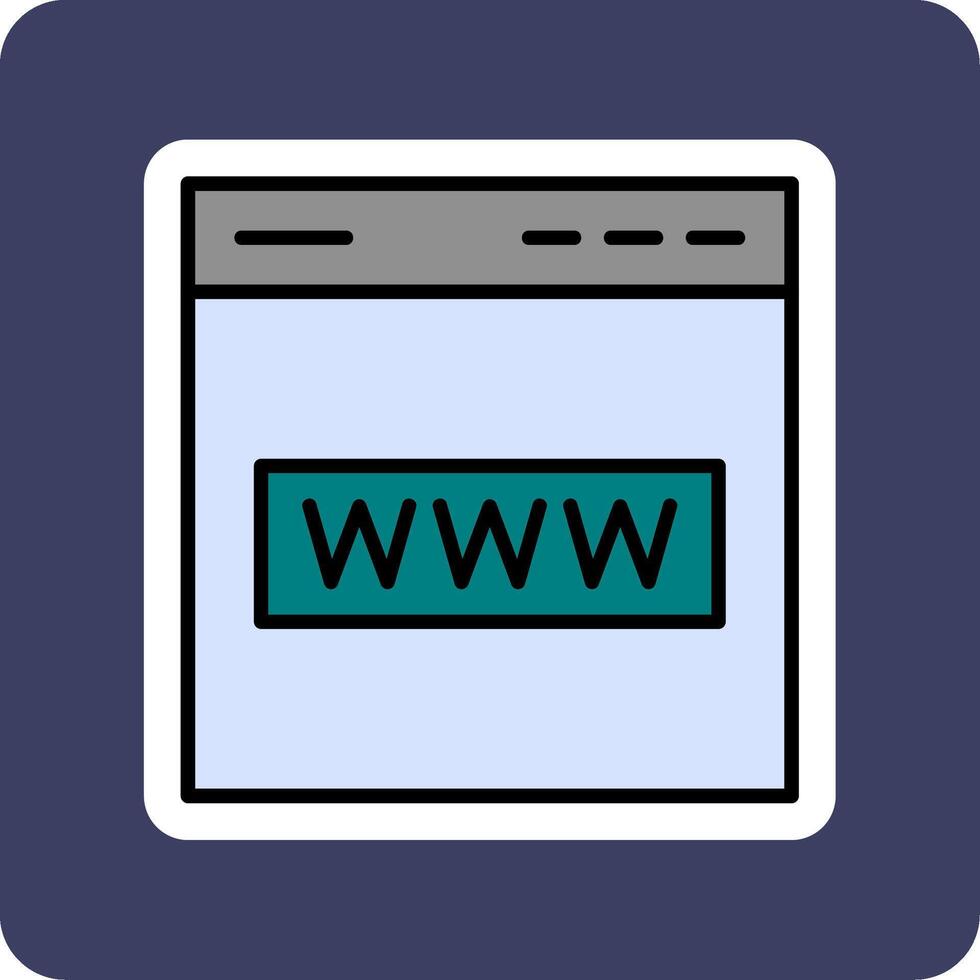 Web Site Vector Icon