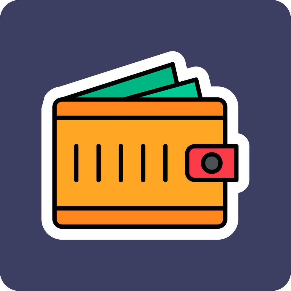 Cash Wallet Vector Icon