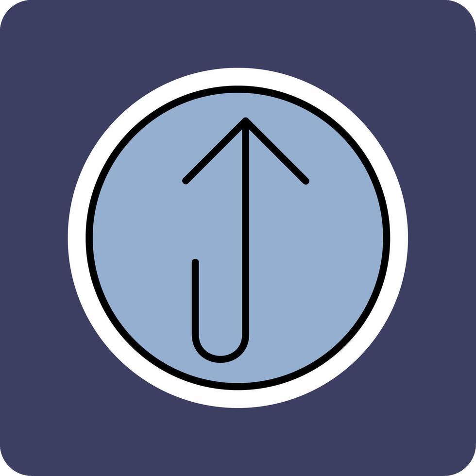 Up Arrow Vecto Icon vector